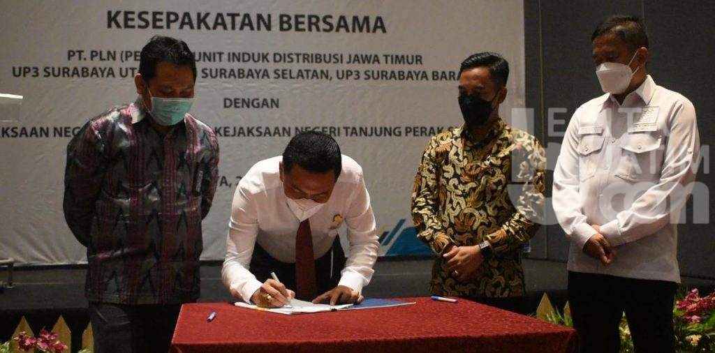 Amankan Aset dan Penyelesaian Tagihan Listrik, PLN Gandeng Kejari Tanjung Perak