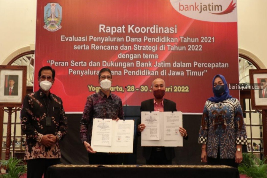 Salurkan Dana BOS, Bank Jatim Gandeng Dinas Pendidikan Jawa Timur