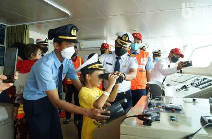 Terobosan Inovatif KM Kirana VII, Penumpang Bisa Tour Edukasi di Atas Kapal