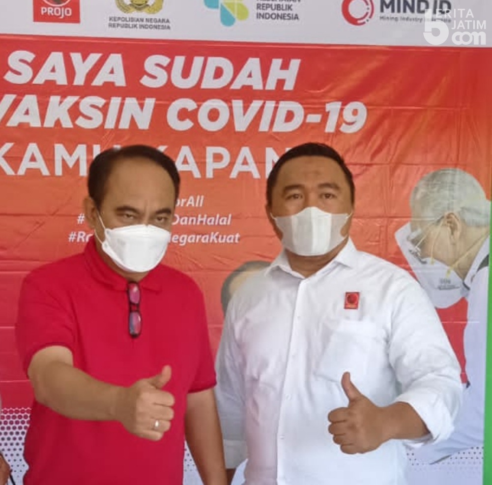 DPD Projo Jawa Timur Gelar Vaksinasi Dosis Kedua di 12 Kabupaten