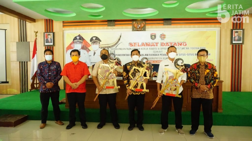 Temui Bupati Ngawi, Komisi A DPRD DIY Ajak Kerjasama Kembangkan Destinasi Wisata Sejarah