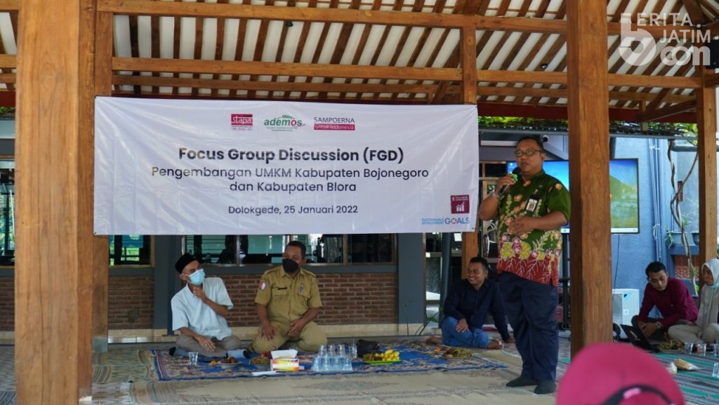 Majukan Ekonomi Rakyat, Ademos Gelar FGD UMKM Bojonegoro-Blora