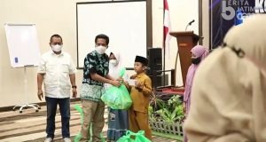 PWI Pamekasan Peduli Yatim Rekan Seprofesi