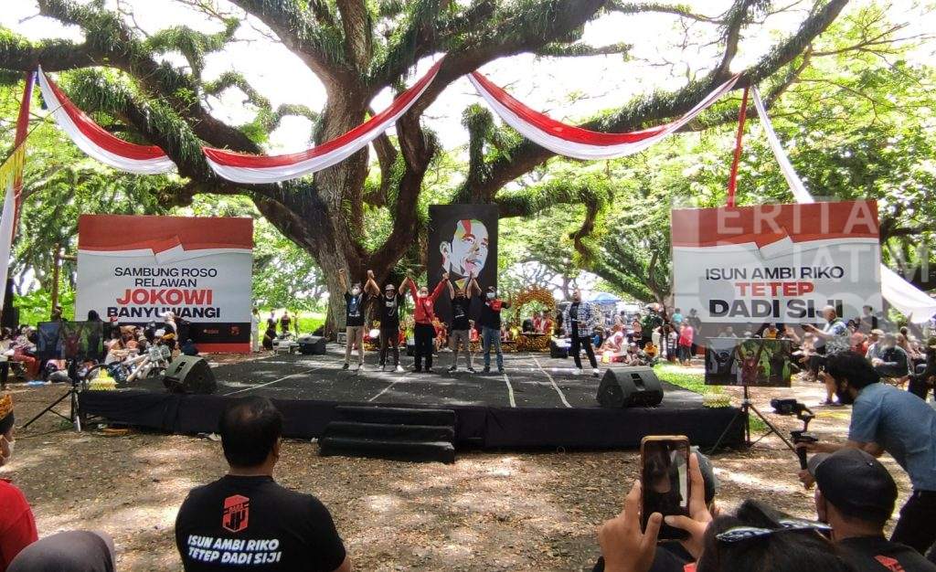 Sambung Roso, Relawan di Banyuwangi Solid Dukung Jokowi
