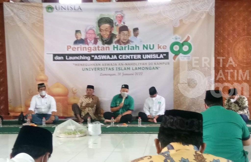 Peringati Harlah NU ke-96, Unisla Launching Aswaja Center