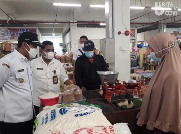 Harga Melambung, Wabup Antok Sidak ke Pasar Besar Ngawi