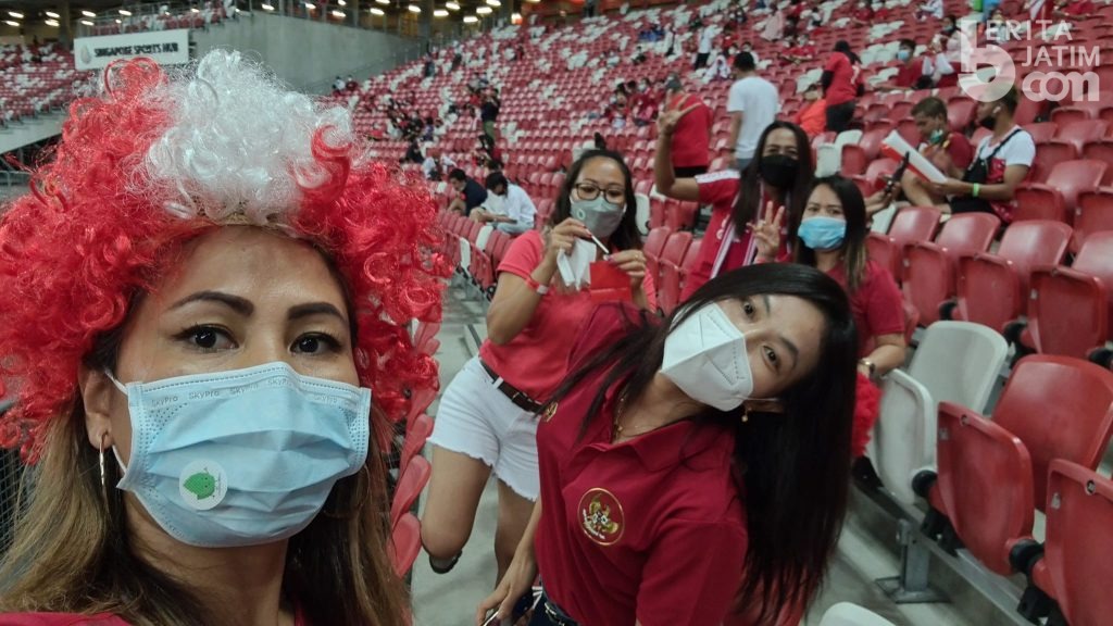Pekerja Migran di Singapura Kembali Dukung Timnas Datang ke Stadion