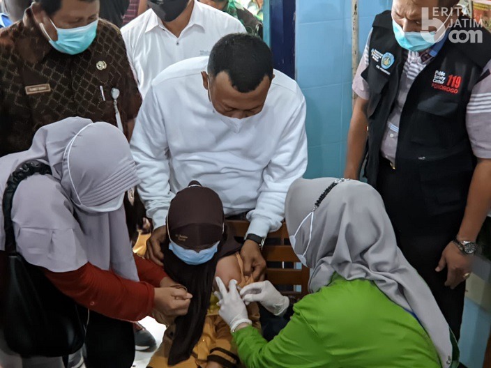 Vaksinasi Anak di Ponorogo Ditargetkan Tuntas Bulan Ini