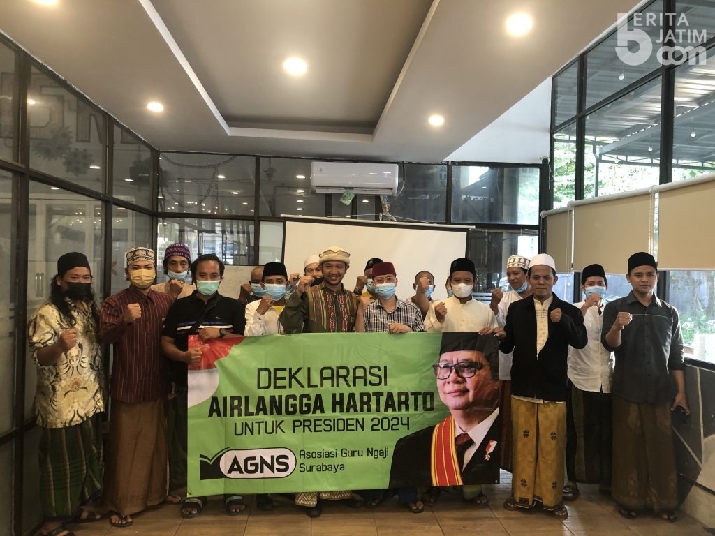 Asosiasi Guru Ngaji Surabaya Deklarasi Dukung Airlangga Hartarto Maju Capres 2024