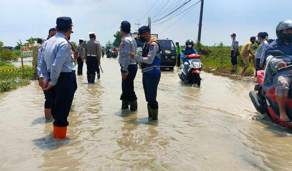 Penanganan Darurat, Jalan Poros Pucangro Lamongan Ditutup Sementara