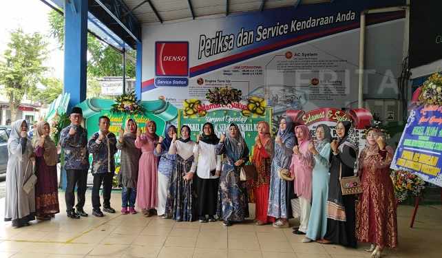Sambut Bandara Dhoho Kediri, Prima AC Naik Kelas Jadi Denso Service Station
