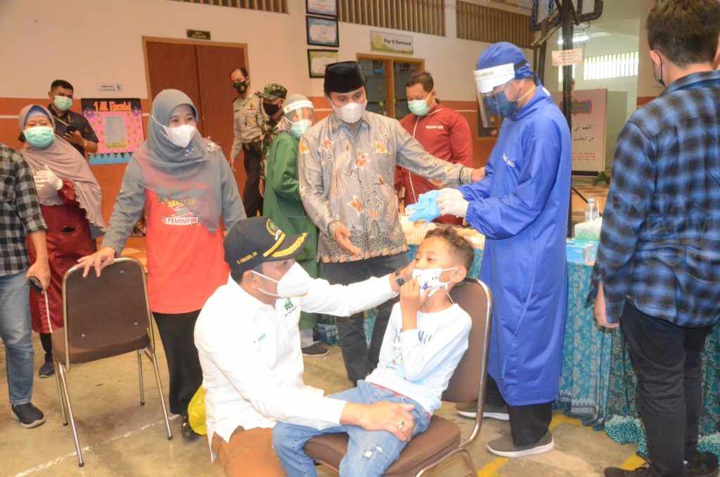 Wabup Sidoarjo Subandi Tinjau Tracing di SD Al Muslim