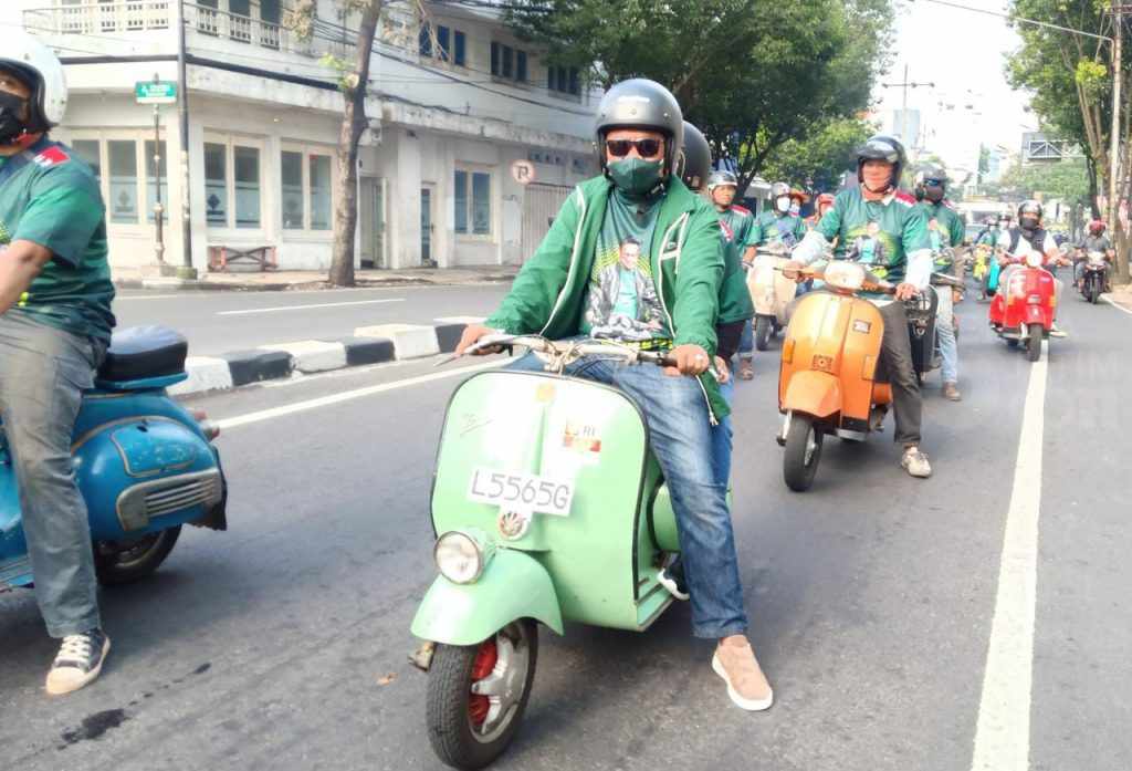 DPR RI Bakal Latih Skil Montir Para Pecinta Vespa Malang Raya