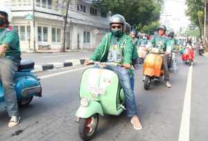 DPR RI Bakal Latih Skil Montir Para Pecinta Vespa Malang Raya