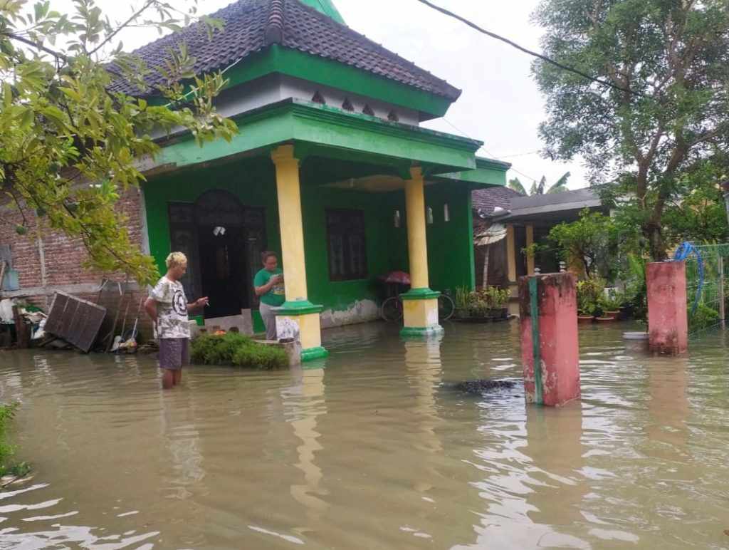 Kali Lamong Kembali Meluap, Lima Desa di Gresik Terendam