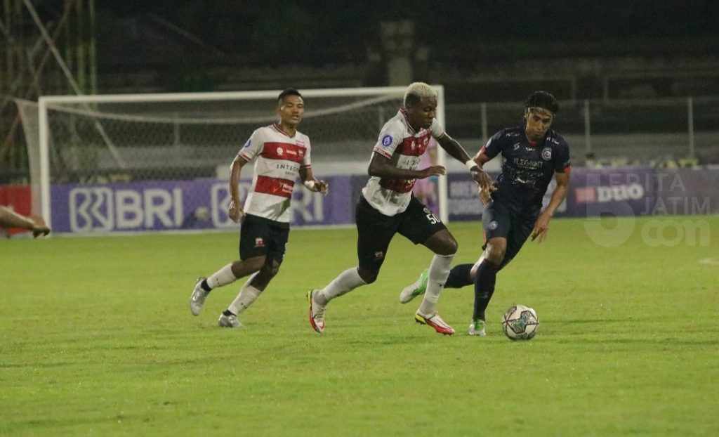 Menyerah 1-0 dari Arema, Madura United Gagal Tembus 10 Besar