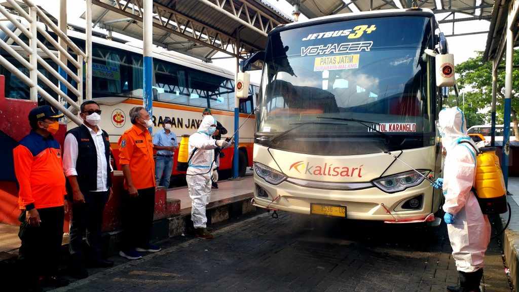 BPBD Jatim Jalankan Program Pamor Keris di Terminal Purabaya