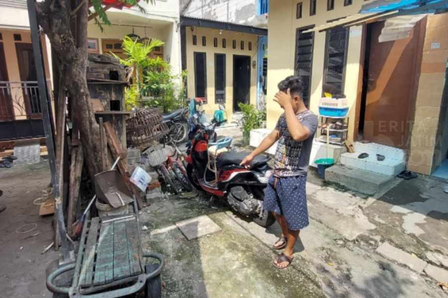 Maling Motor Satroni Dinoyo Surabaya, Honda Vario Raib