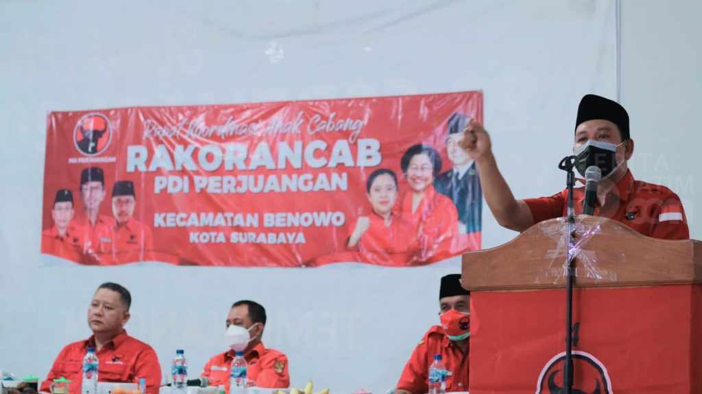 Rakorancab, PDIP Benowo Targetkan Raihan Suara Naik 200 Persen