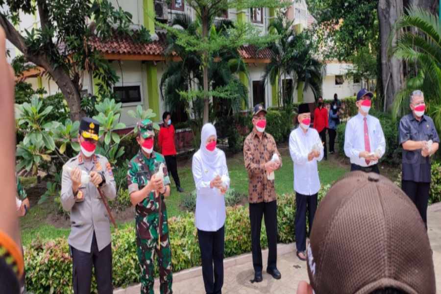 Kick Off Vaksin Merah Putih Unair, Program Super Prioritas Presiden