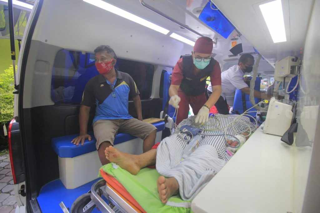 Dirujuk ke RSUD SLG Kediri, Korban Bacok Dibebaskan dari Biaya Perawatan