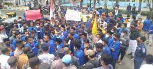 PMII Sampang Demo, Soroti Adanya Mafia Bansos
