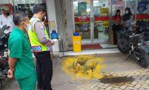Warga Blitar Meninggal Dunia dengan Posisi Sujud di Depan Toko Alfamart