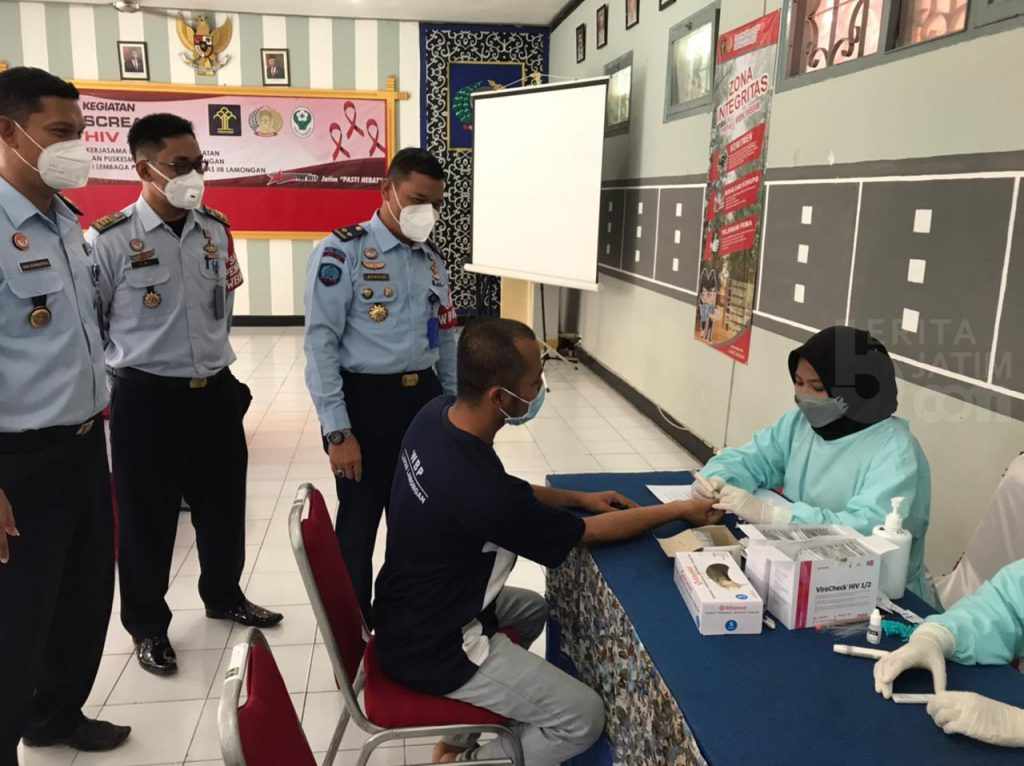 Tangkal Penularan HIV, 80 WBP Lapas Lamongan Discreening