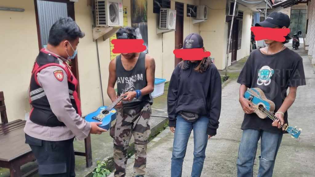 Resahkan Masyarakat, 3 Pengamen Jalanan Diamankan Polresta Mojokerto