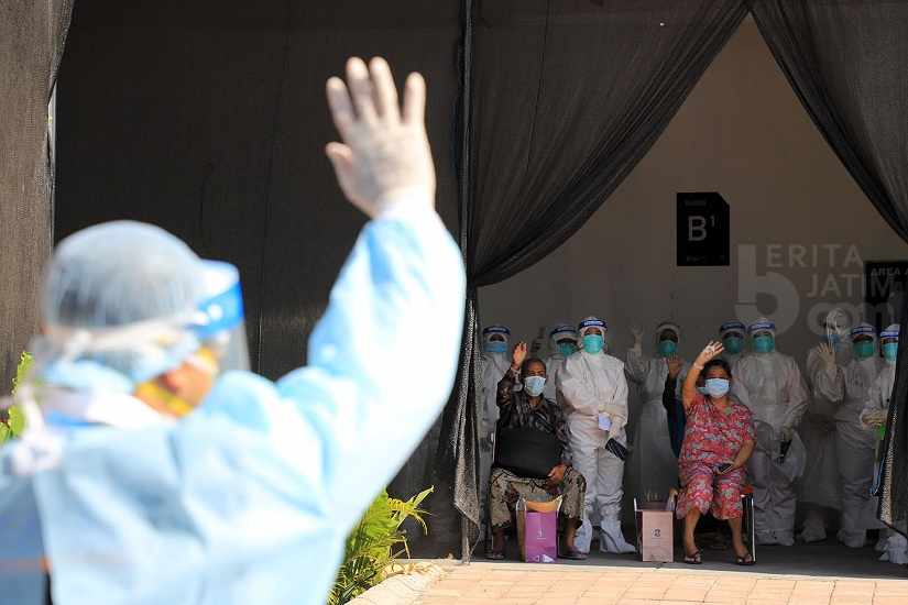 Kasus Aktif Covid-19 di Surabaya Menurun, Angka Kesembuhan Pasien Tinggi