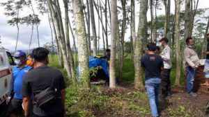Pria Tanpa Identitas Meninggal Dunia di Kebun Sengon Kepanjen Malang