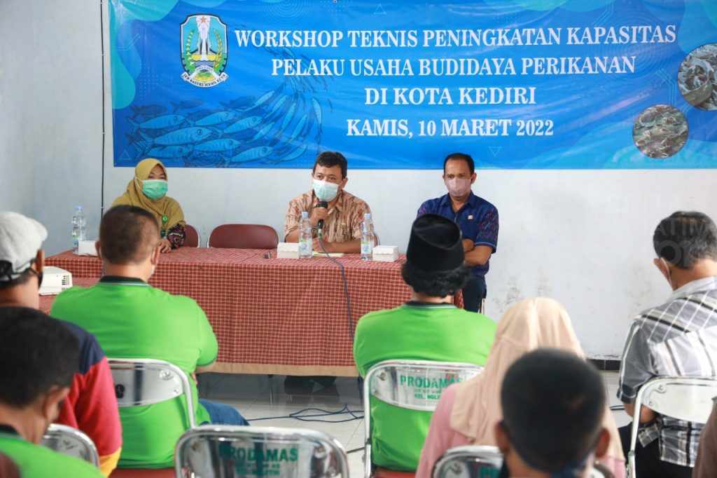 Tingkatkan Kapasitas Pembudidaya Ikan, DKP Jatim Kolaborasi dengan DKPP Kota Kediri