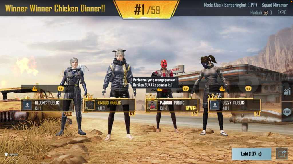 Dominasi Pertandingan, No Strategy Jadi Pemuncak Klasemen Grup D