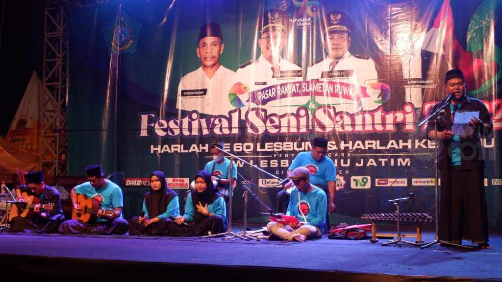 Tampil di Harlah Lesbumi ke-60, Komunitas Ginyo Lamongan Pukau Penonton