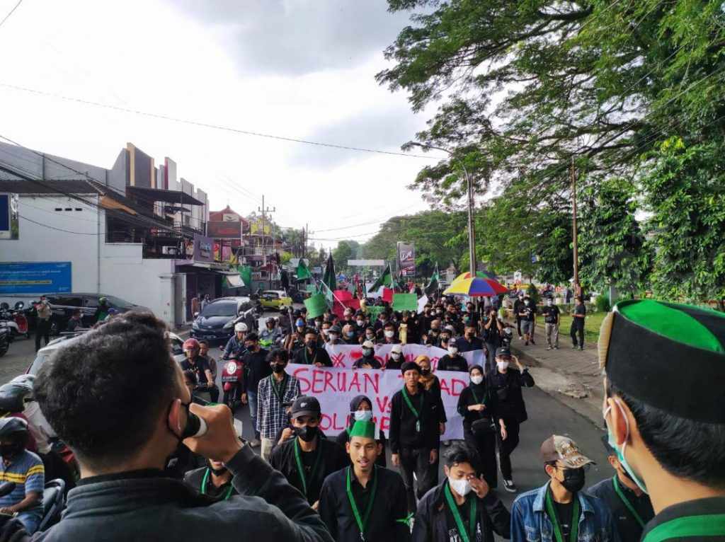 Demo, HMI Jember: Pindah Ibu Kota Bebani Ekonomi Rakyat