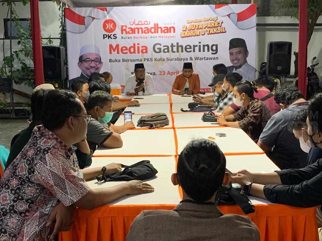 Media Gathering, PKS Kota Surabaya Perkuat Sinergi dengan Wartawan