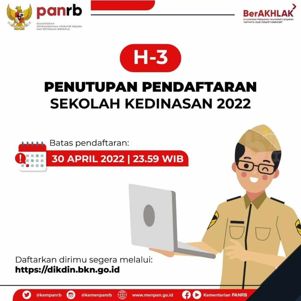 Ingat, Pendaftaran Sekolah Kedinasan Tinggal 3 Hari Lagi