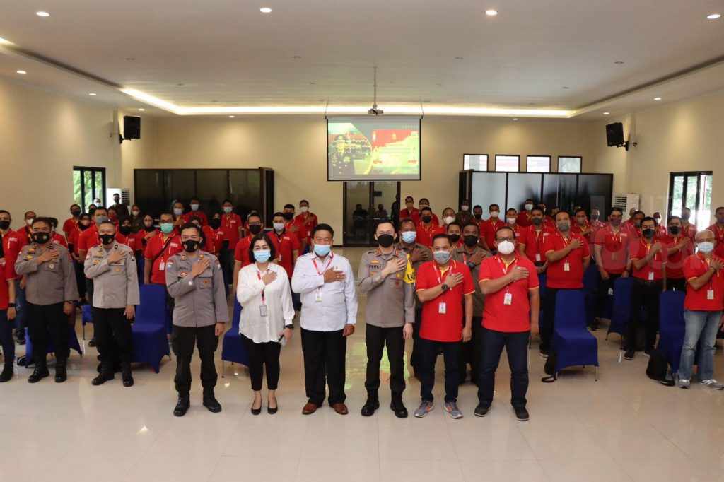 Kapolres Malang Bekali Karyawan Alfamart Antisipasi Kejahatan