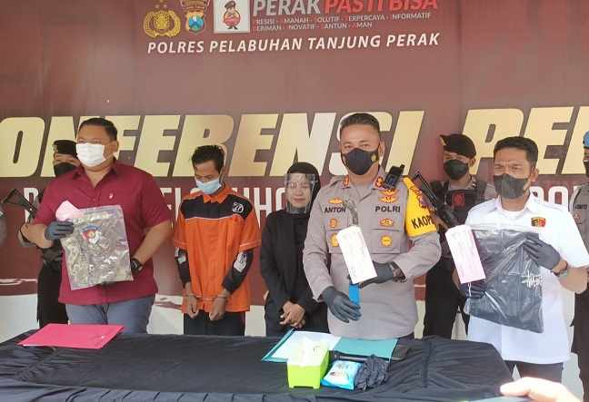 Polisi Tangkap Tersangka Pembacokan di Tambakasri Surabaya