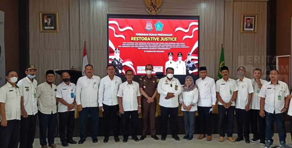 Resmikan Rumah Perdamaian, Kejari Sidoarjo Dorong Penyelesaian Pidana Tak Lewat Jalur Hukum