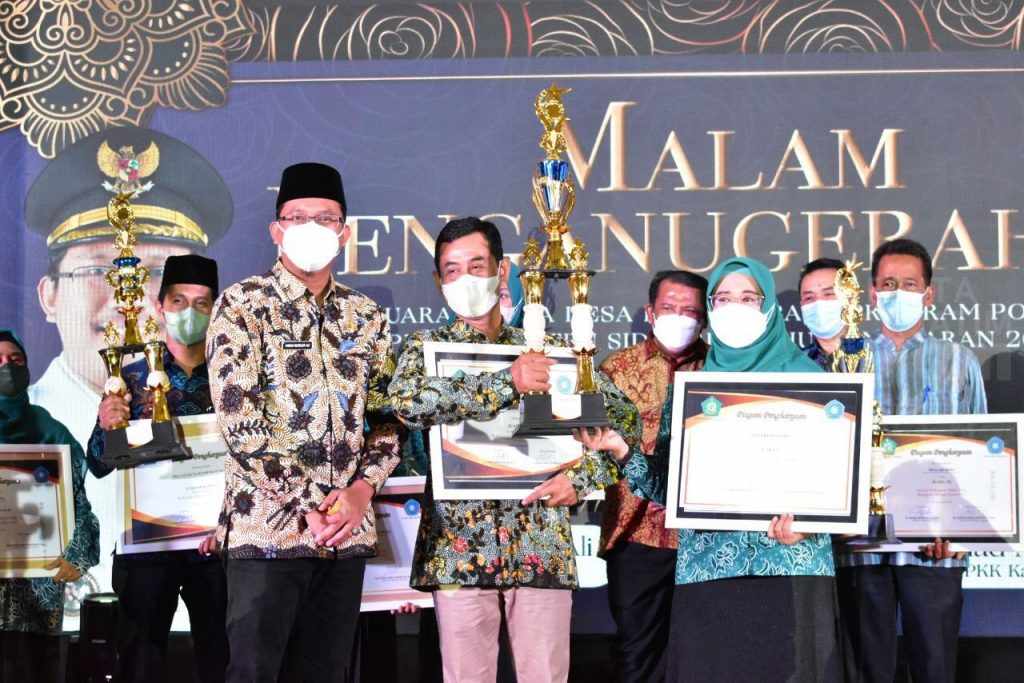 Malam Penganugerahan Lomba Desa dan 10 Program PKK Sidoarjo