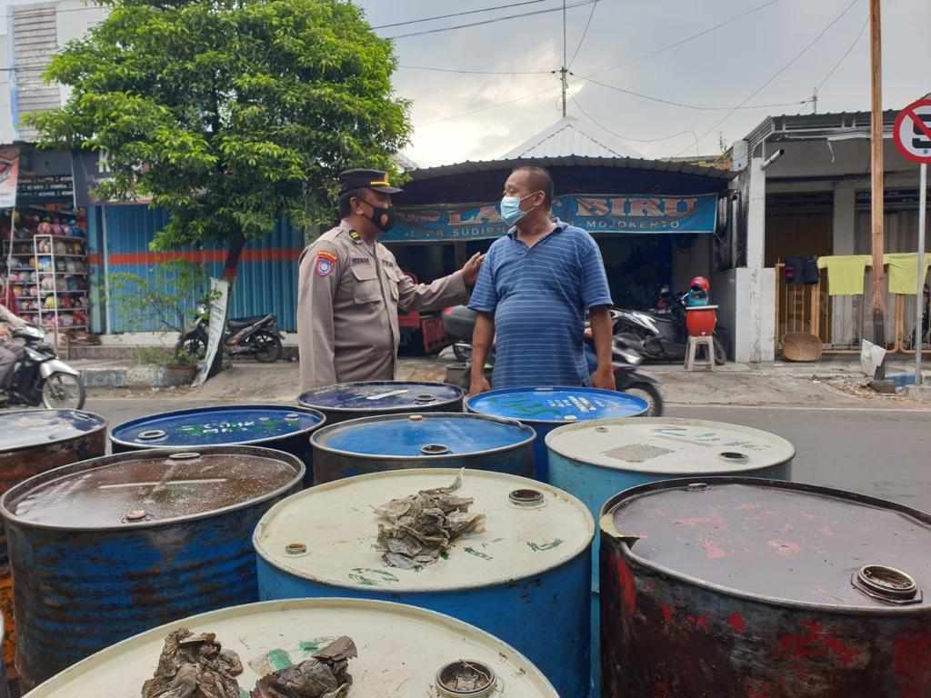Monitoring Ketersediaan Minyak Goreng Curah, Kapolresta Mojokerto : Masih Aman