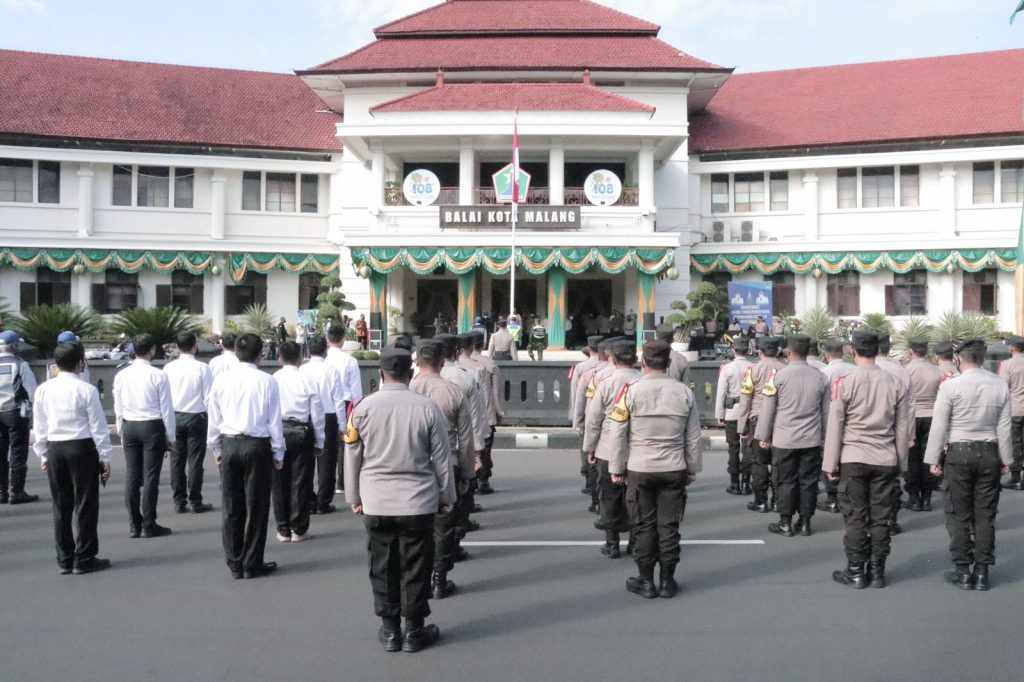900 Personel Gabungan Jaga Kota Malang Selama Libur Lebaran