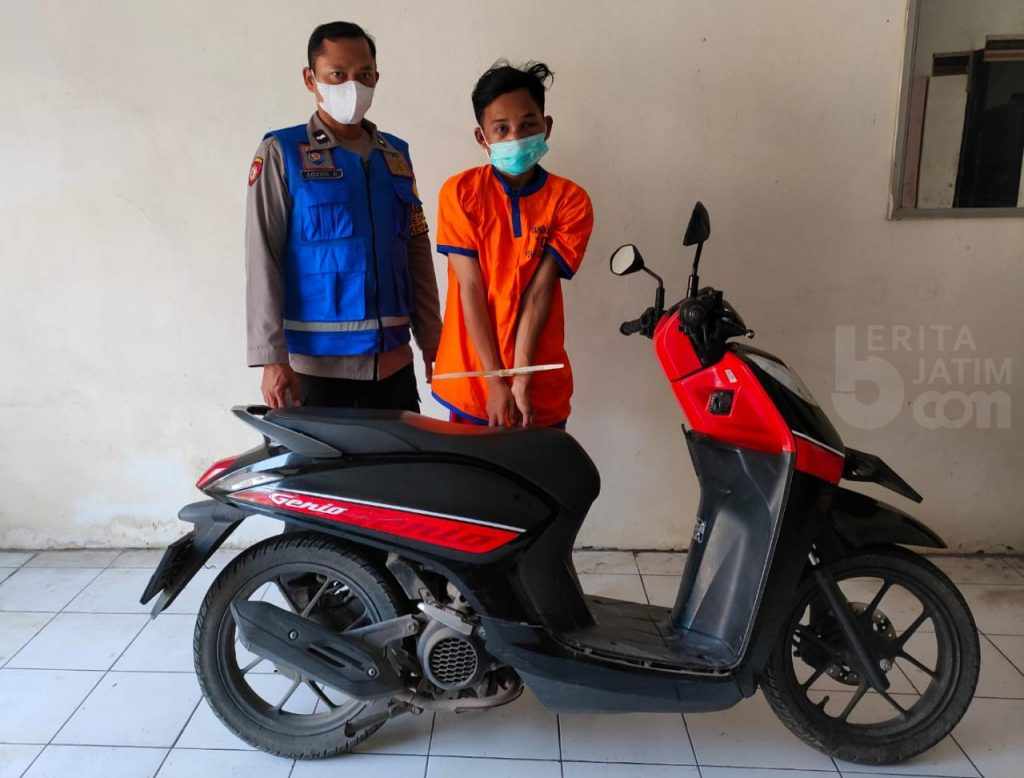 Kepergok Curi Motor, Warga Cerme Gresik Malah Ditinggal 2 Rekannya