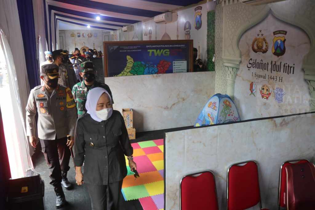 Bupati Bojonegoro Bersama Forkopimda Pantau Kesiapan Posko Pemudik