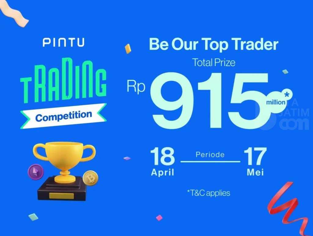 Aplikasi PINTU Gelar Trading Competition Berhadiah Rp 915 Juta