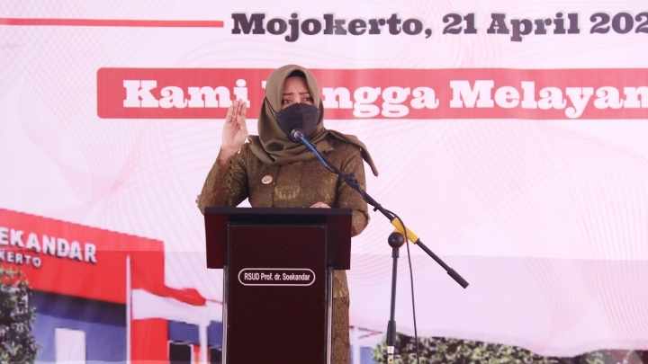 Bupati Mojokerto Apresiasi Pelayanan Prima RSUD Prof Dr Soekandar di Masa Pandemi