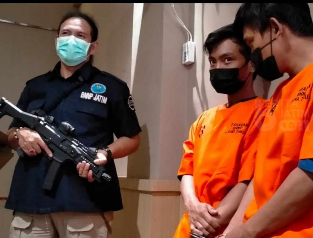 BNN Jatim Bongkar Sindikat Ganja Lewat Jasa Ekspedisi