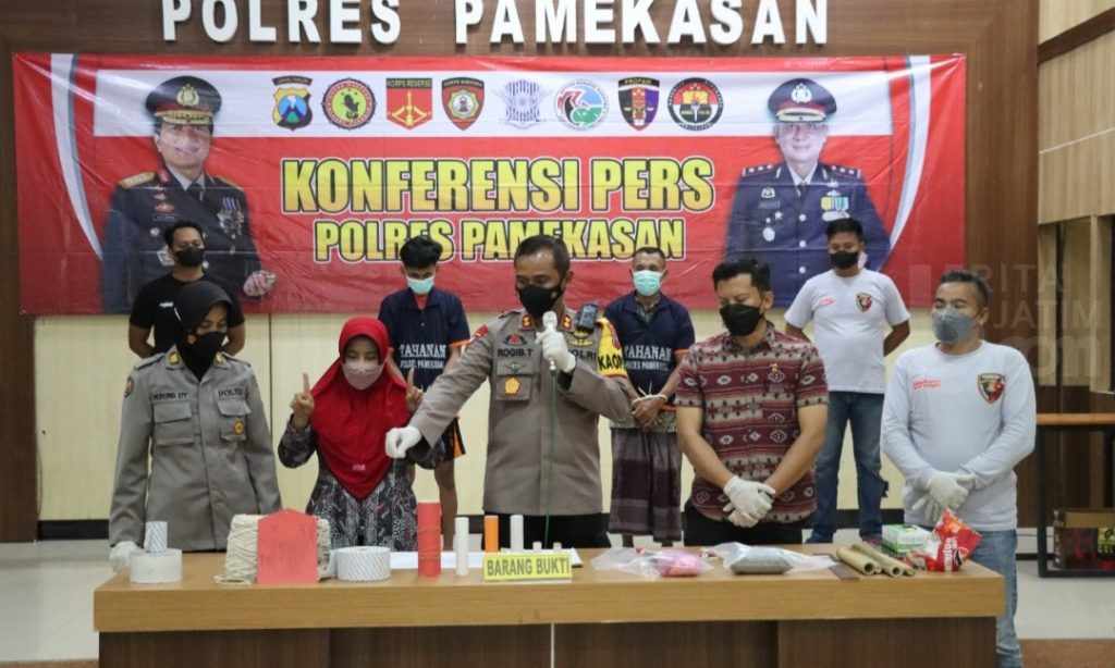 3.768 Petasan Siap Ledak Diamankan Polres Pamekasan