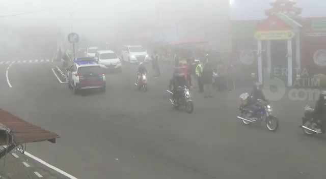 Mudik Lewat Cemoro Sewu Sarangan, Hati-Hati Berkabut